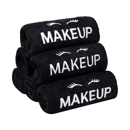 'Makeup' Embroidered Face Cloth 6-pack