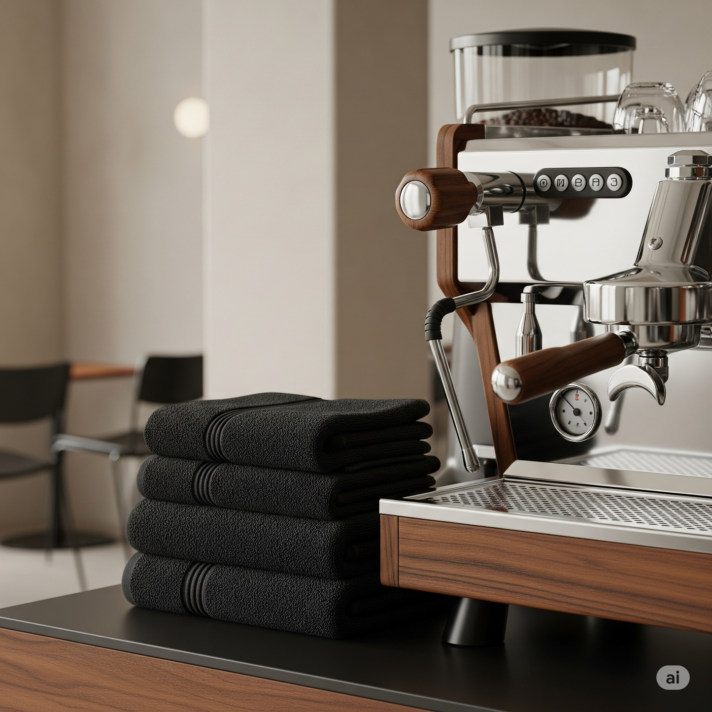 13"x13" BleachSafe® Coffee House Towels 12-pack