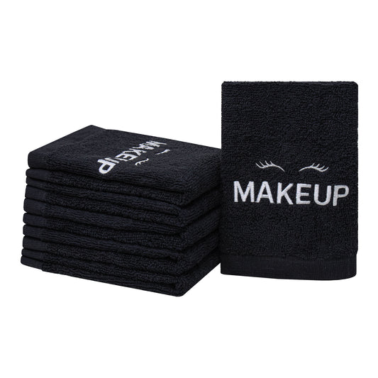 'Makeup' Embroidered Face Cloth 6-pack