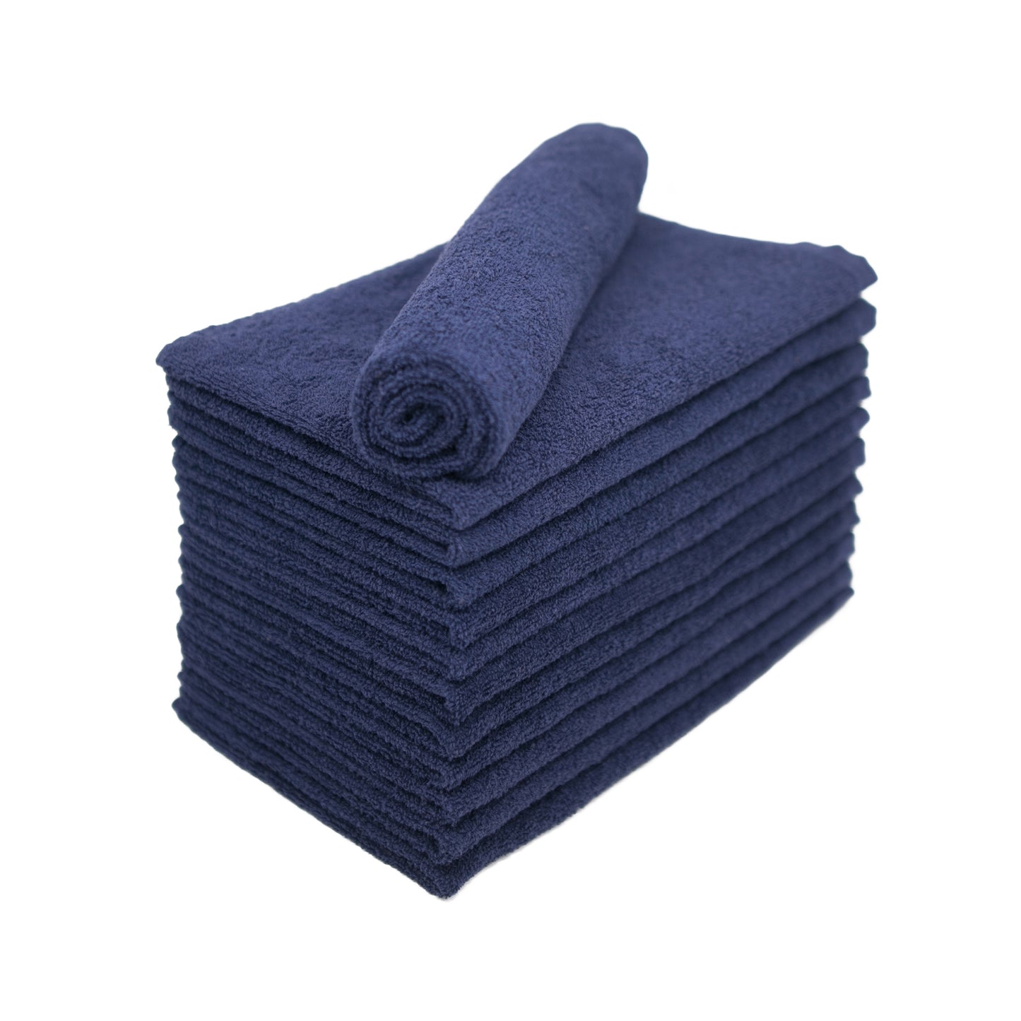 Navy Blue Bleach Proof Towels 16" x 28" 