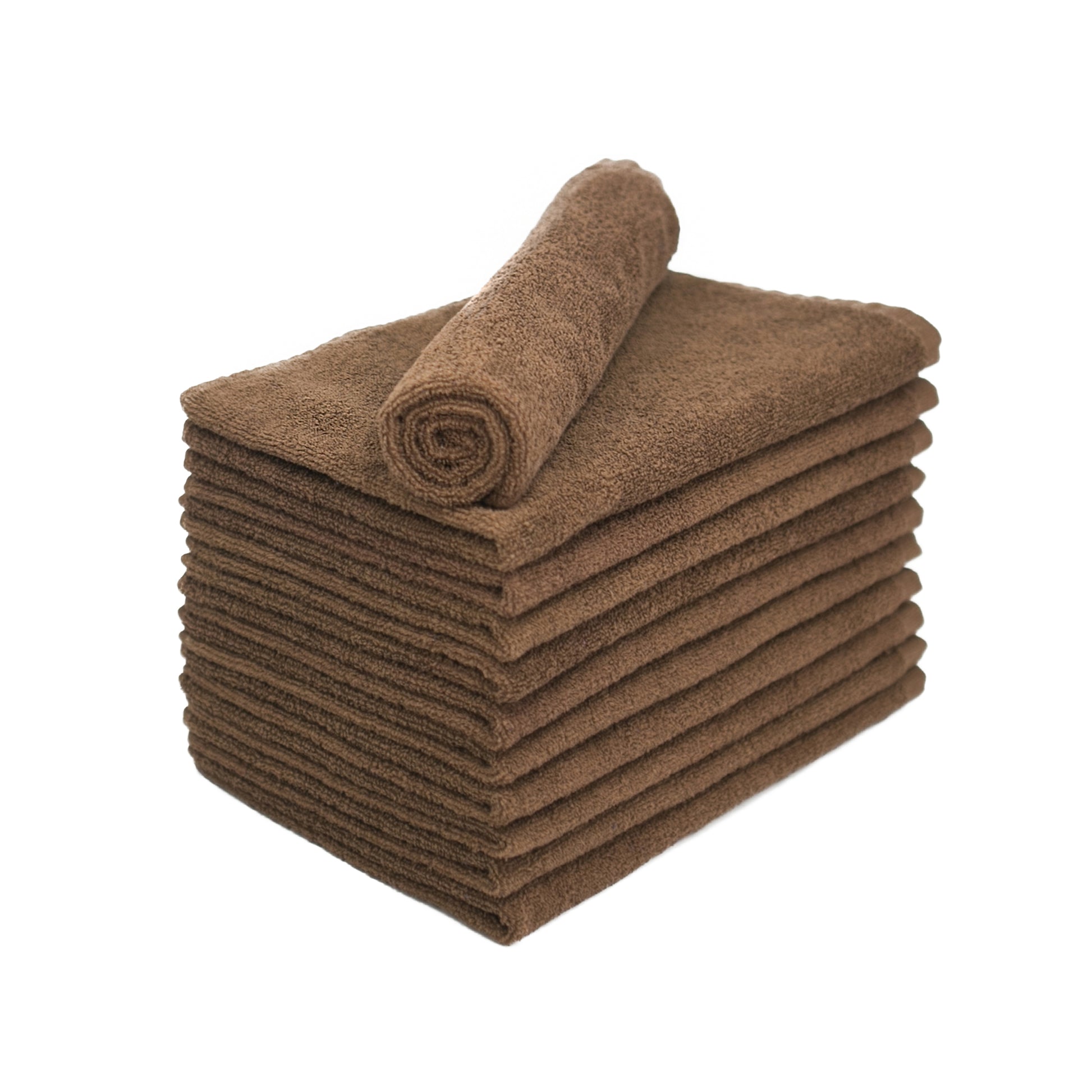 Brown Bleach Proof Salon Towels 15" x 26"
