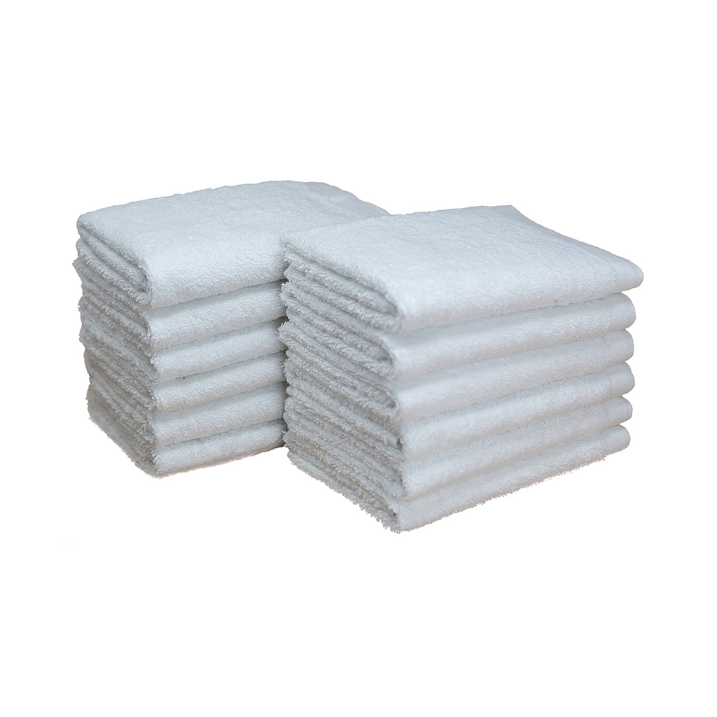 Bleach Proof Washcloth White